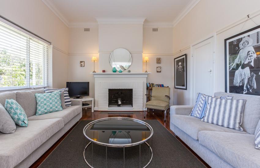 Cottesloe Bel-Air Apartment - Living Area - holiday accommodation rentals for short term stays in Perth